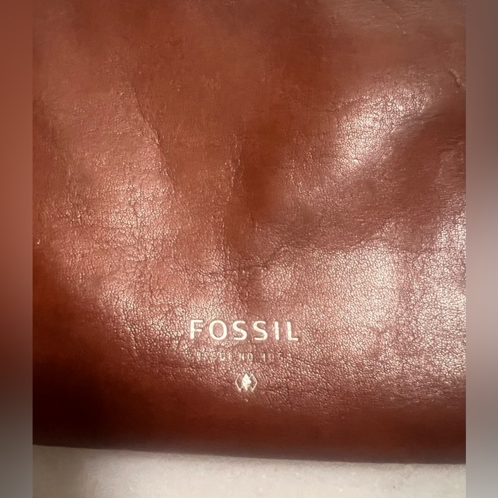 Fossil Soft Tan Leather Toaster Adjustable Strap … - image 3